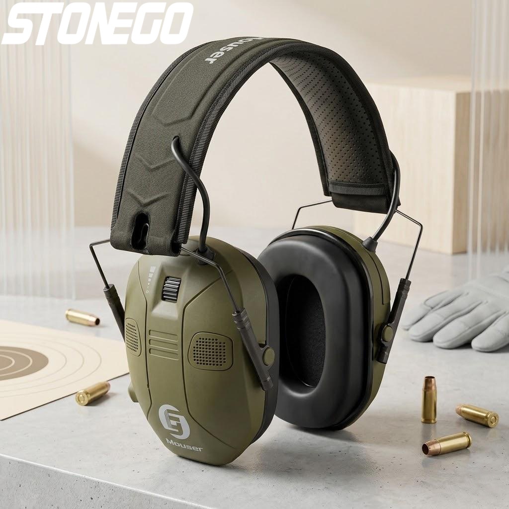 Ear Muff Foldable - Tactical Foldable Earmuffs 360 Sound Amplification