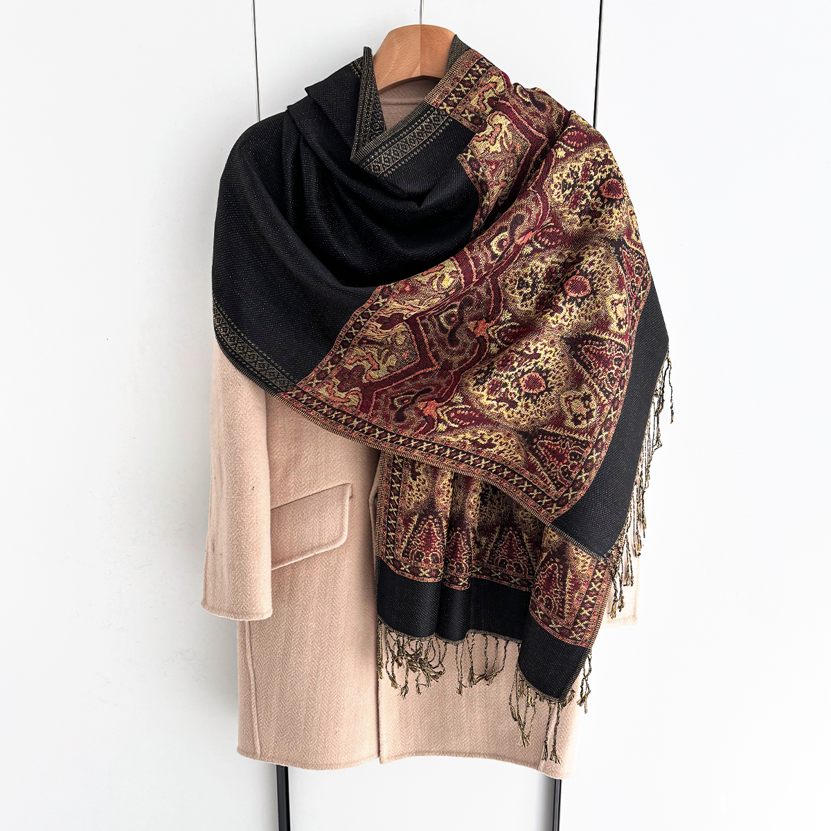 Cashmere Scarf Wrap - Luxury Scarf For Women Autumn Faux