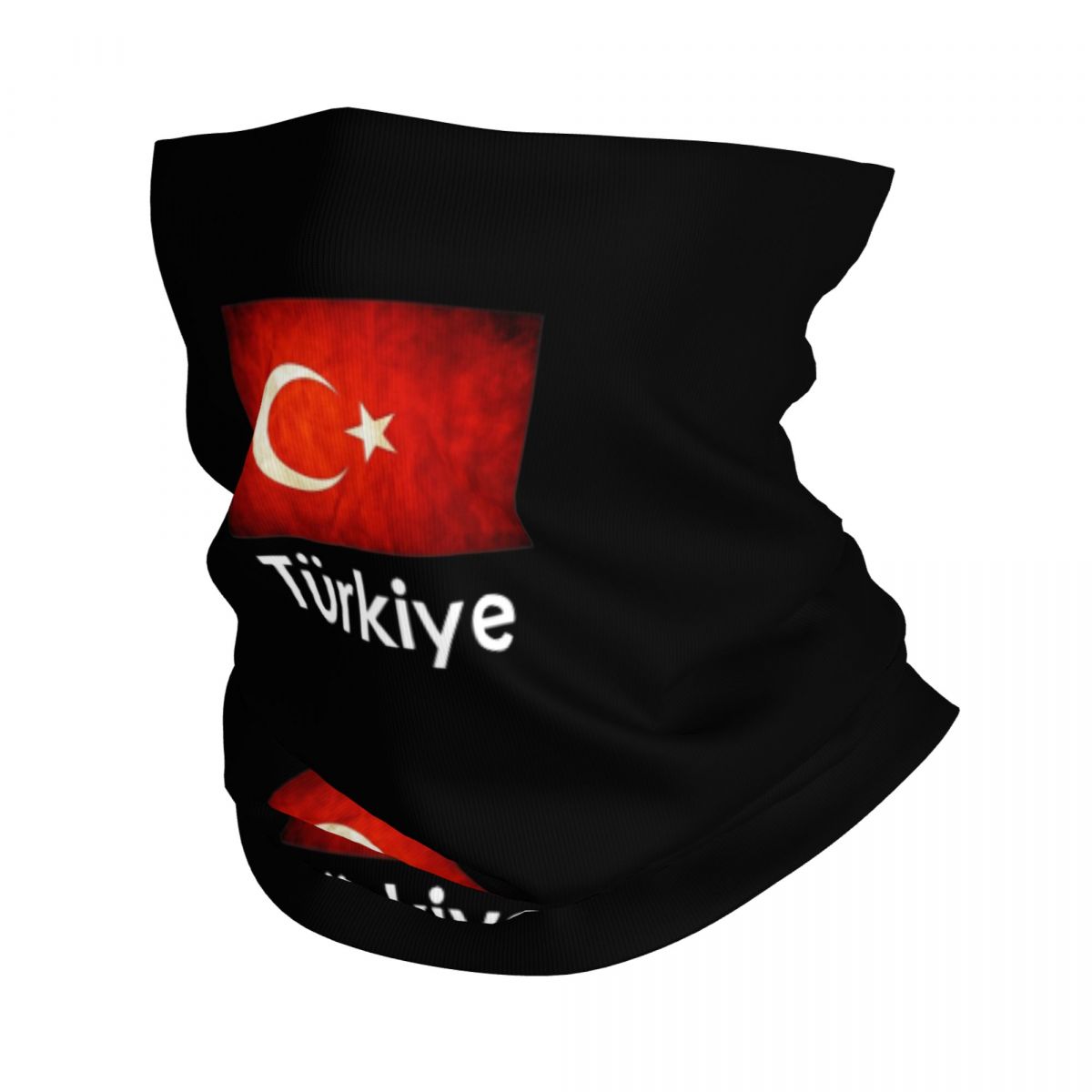 Wool Balaclava Knit - Turkiye Turkey Flag Gift Design Bandana