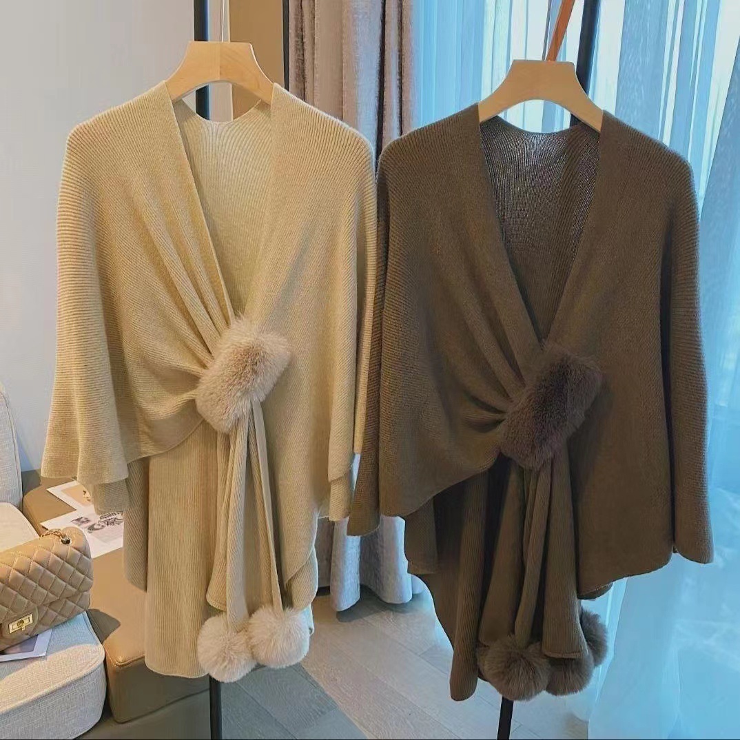 Winter Clothing Equipment - Autumn New Vintage Knitted Shawl Design