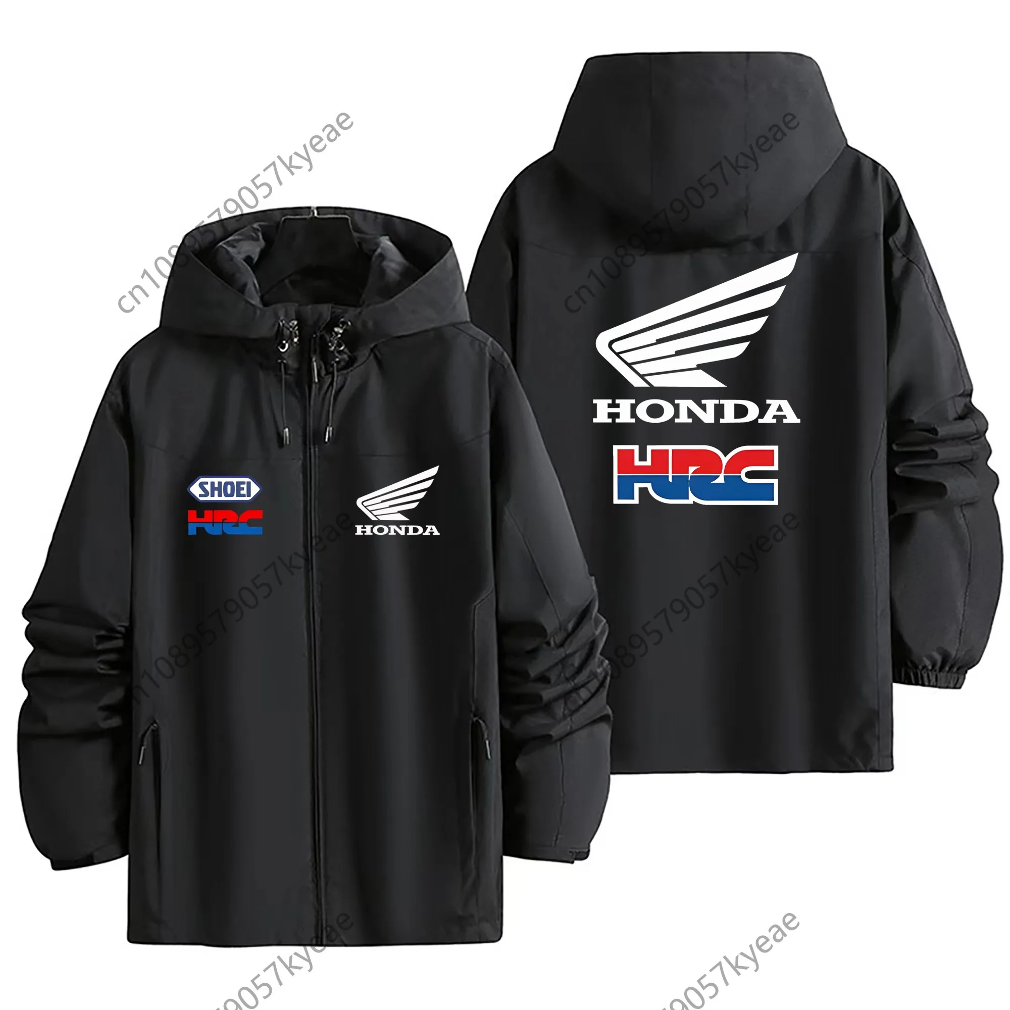 Winter Clothing Logos - Honda Jacket Honda HRC Logo Printed