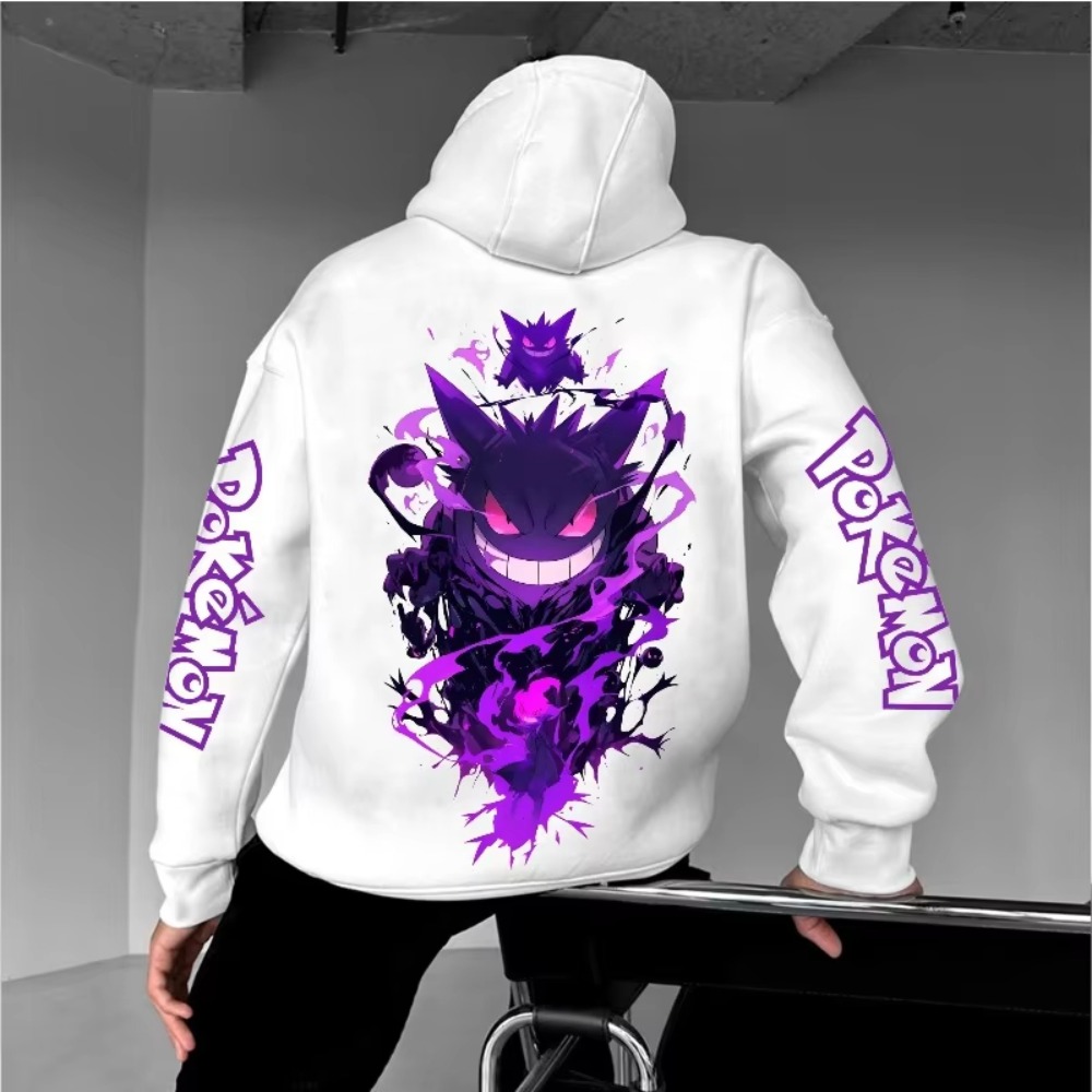 Men's New Pokémon Anime Gengar - огляд і ціна Winter Clothing Anime