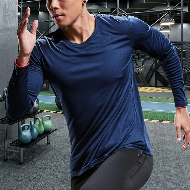 Men Running Sport Shirts Tops  - огляд і ціна Winter Clothing Equipment