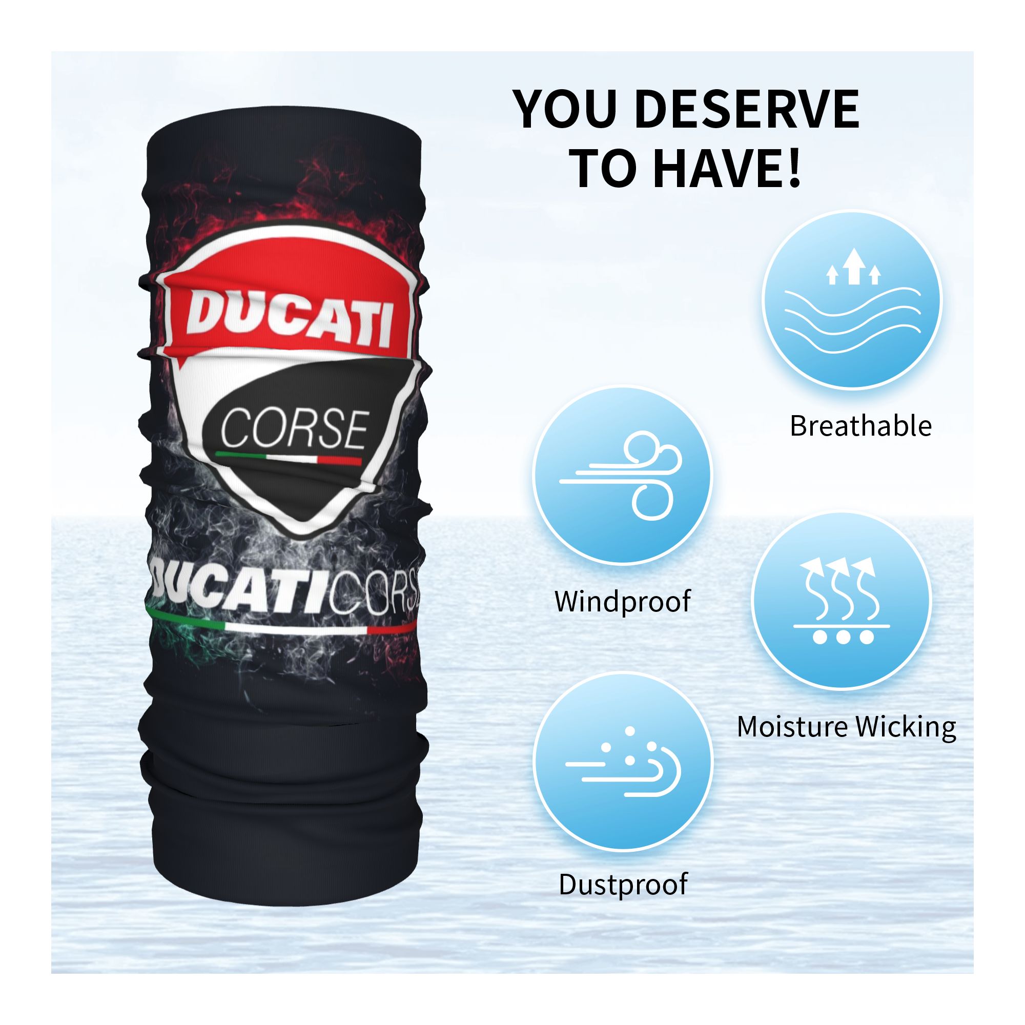 Custom Ducatis Sprot Bandana N - огляд і ціна Wool Balaclava Knit