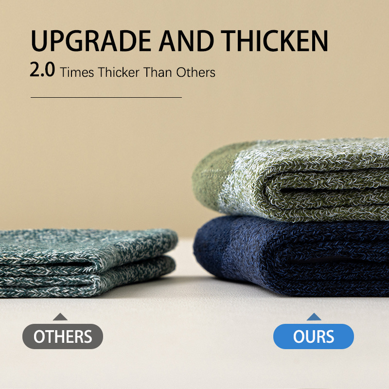5 Pairs Merino Wool Socks For  - огляд і ціна Thermal Sock Merino