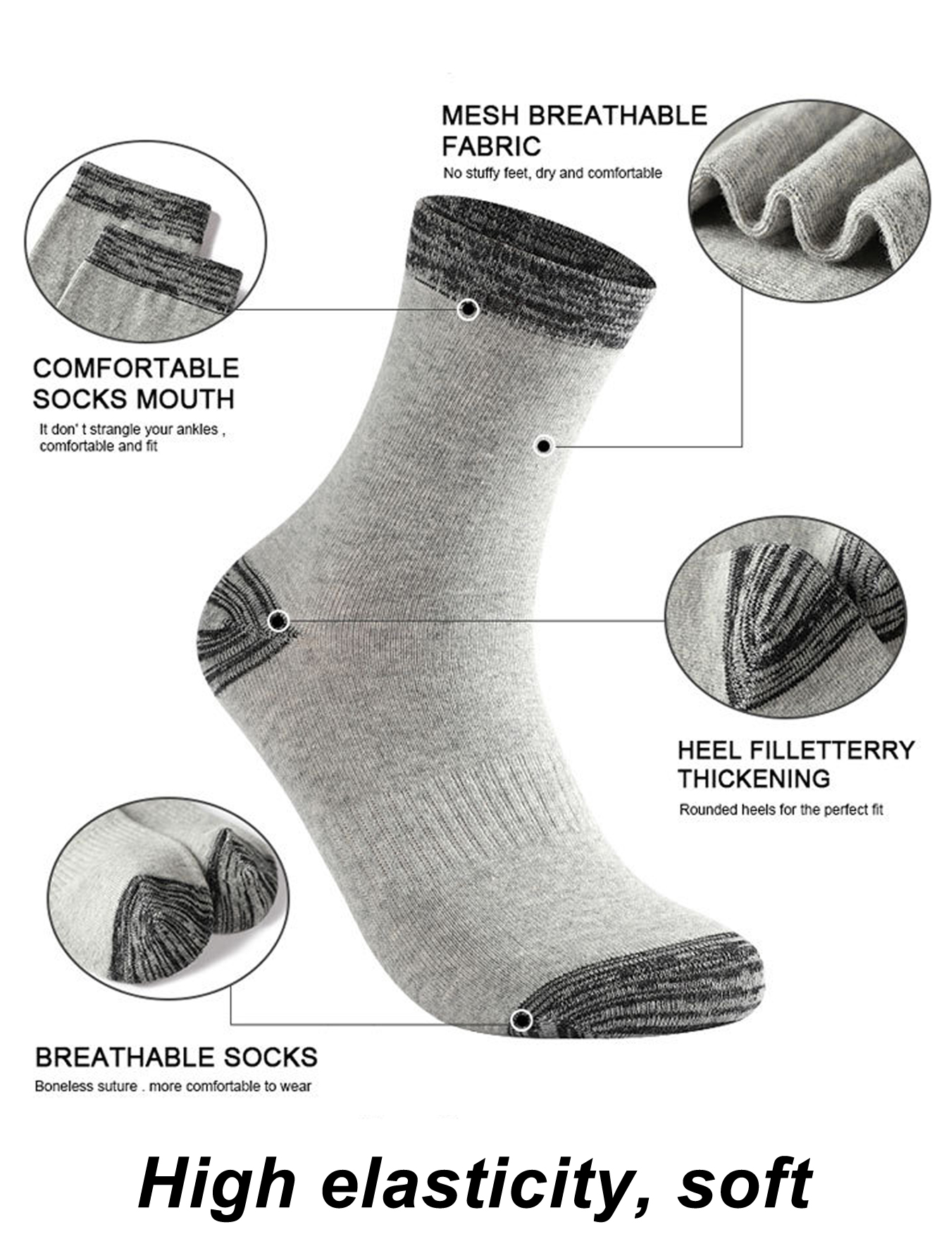 6Pairs Super Thick Merino Wool - огляд і ціна Thermal Sock Merino