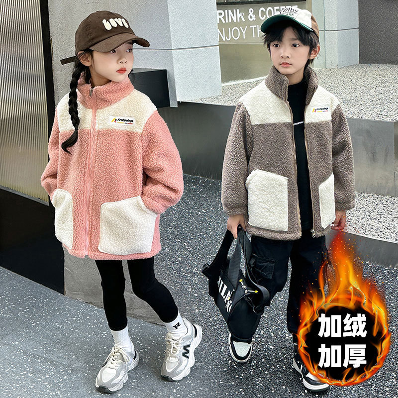 Kids LambWool Coats Winter Boy - огляд і ціна Winter Clothing Activity