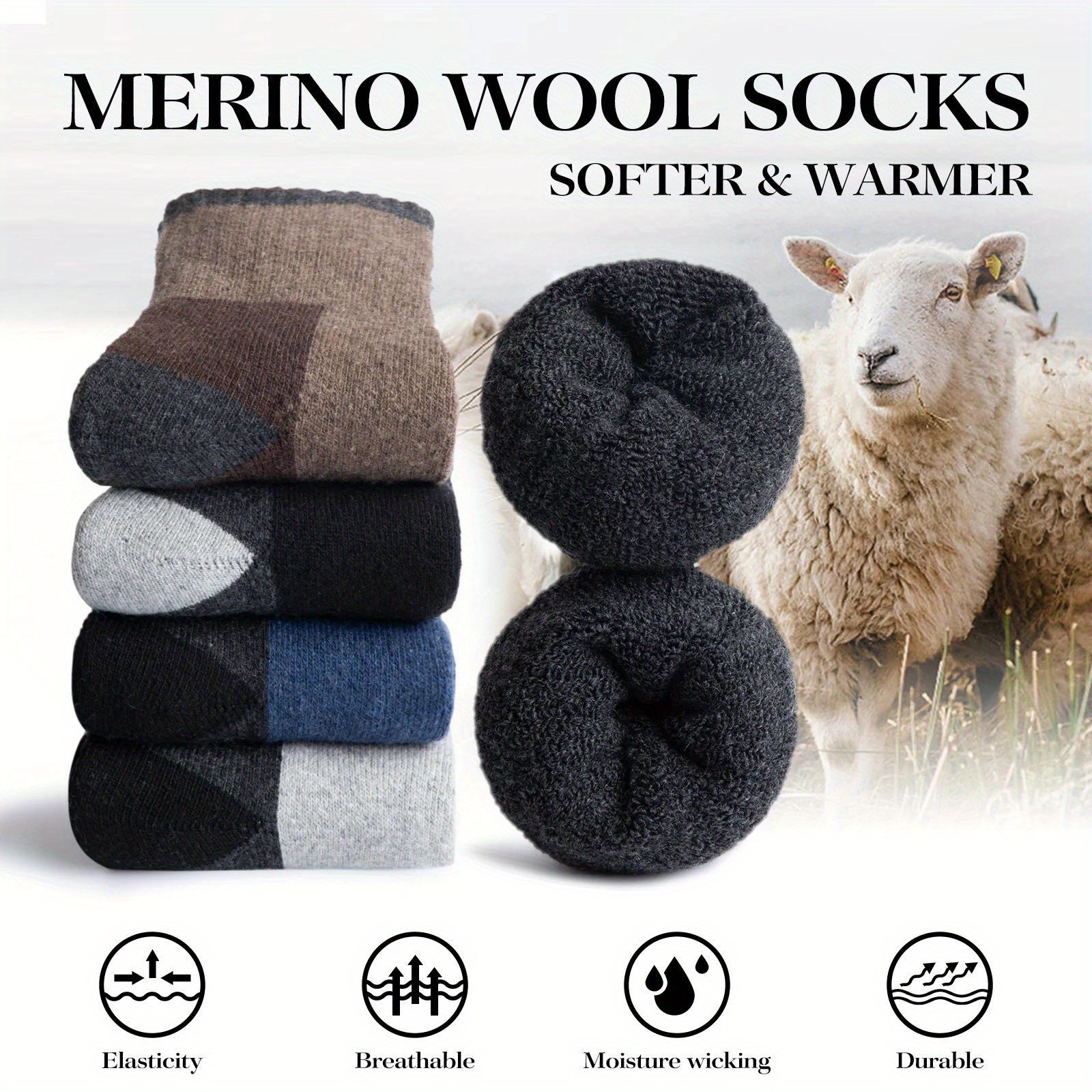 Winter Merino Wool Socks Thick - огляд і ціна Thermal Sock Merino