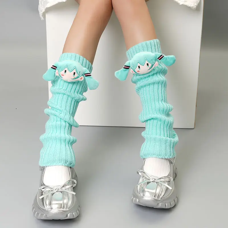Cute Dopamine Knitted Stacked  - огляд і ціна Winter Clothing Leg Warmers