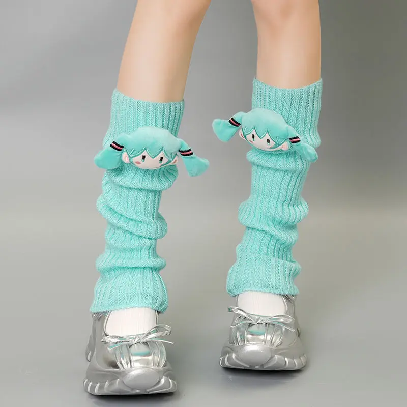 Cute Dopamine Knitted Stacked  - огляд і ціна Winter Clothing Leg Warmers