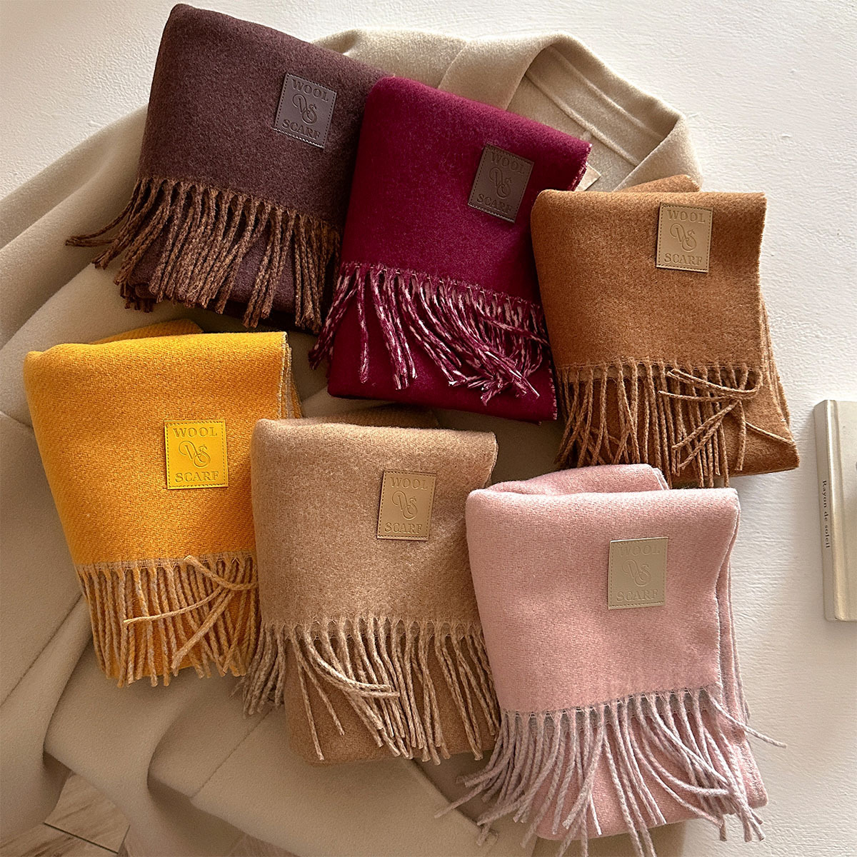 NEW Wool Winter Thick Warm Sca - огляд і ціна Cashmere Scarf Wrap