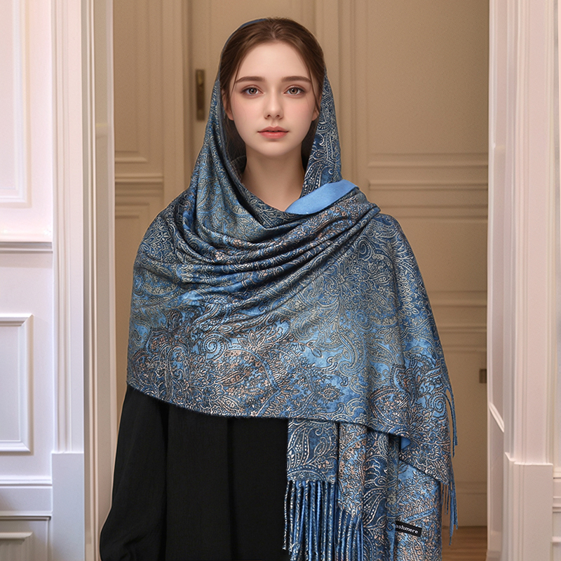 Luxury Paisley Pashmina Shawl  - огляд і ціна Cashmere Scarf Wrap