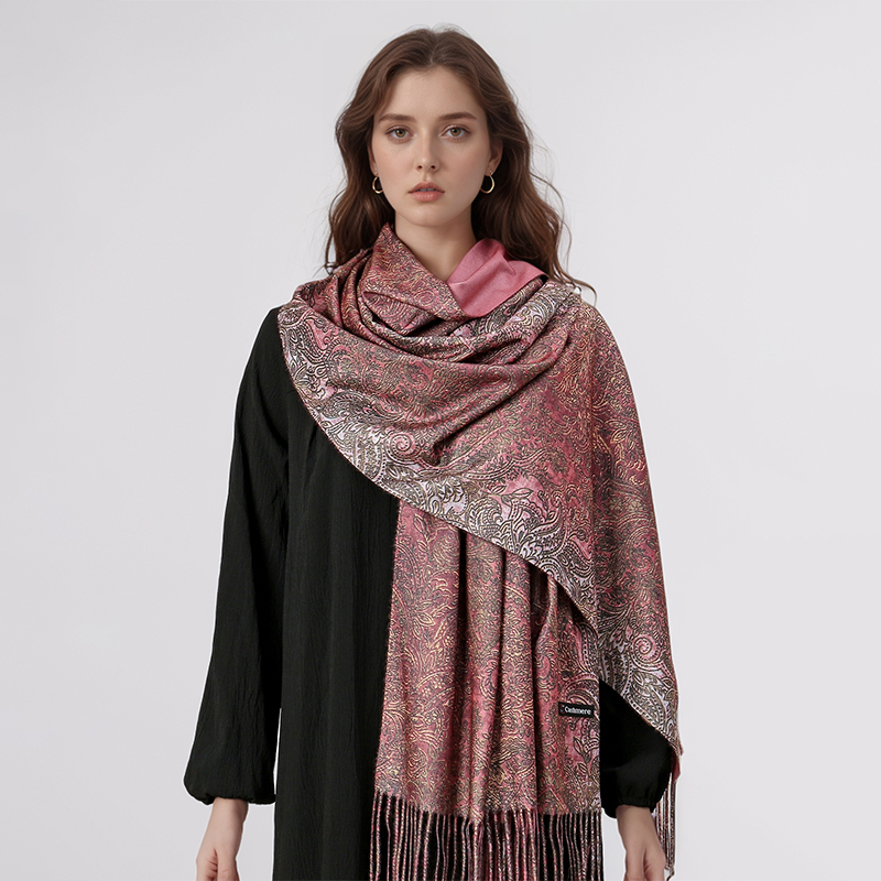Luxury Paisley Pashmina Shawl  - огляд і ціна Cashmere Scarf Wrap