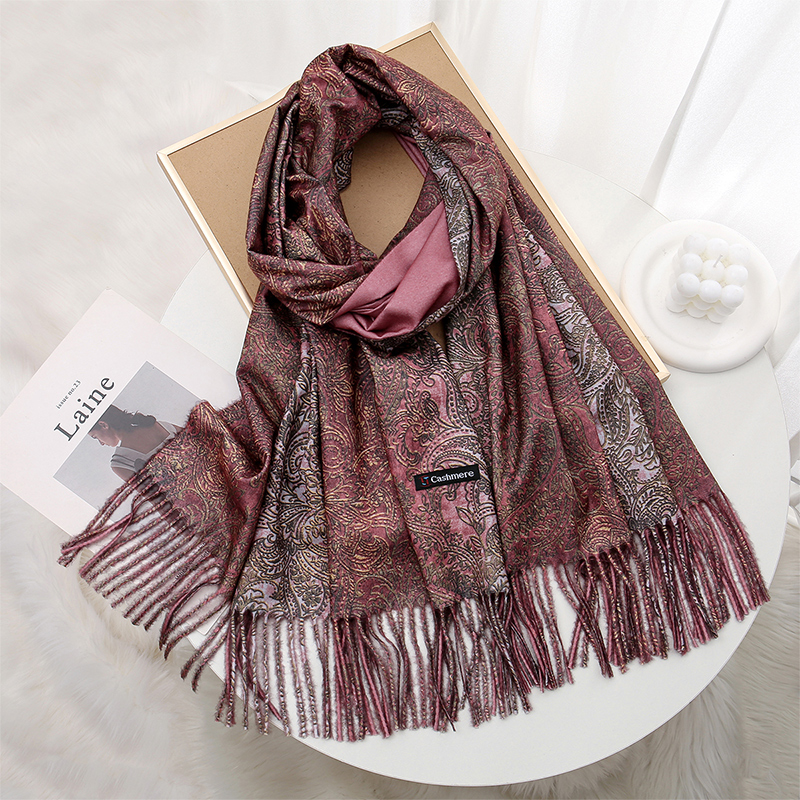 Luxury Paisley Pashmina Shawl  - огляд і ціна Cashmere Scarf Wrap