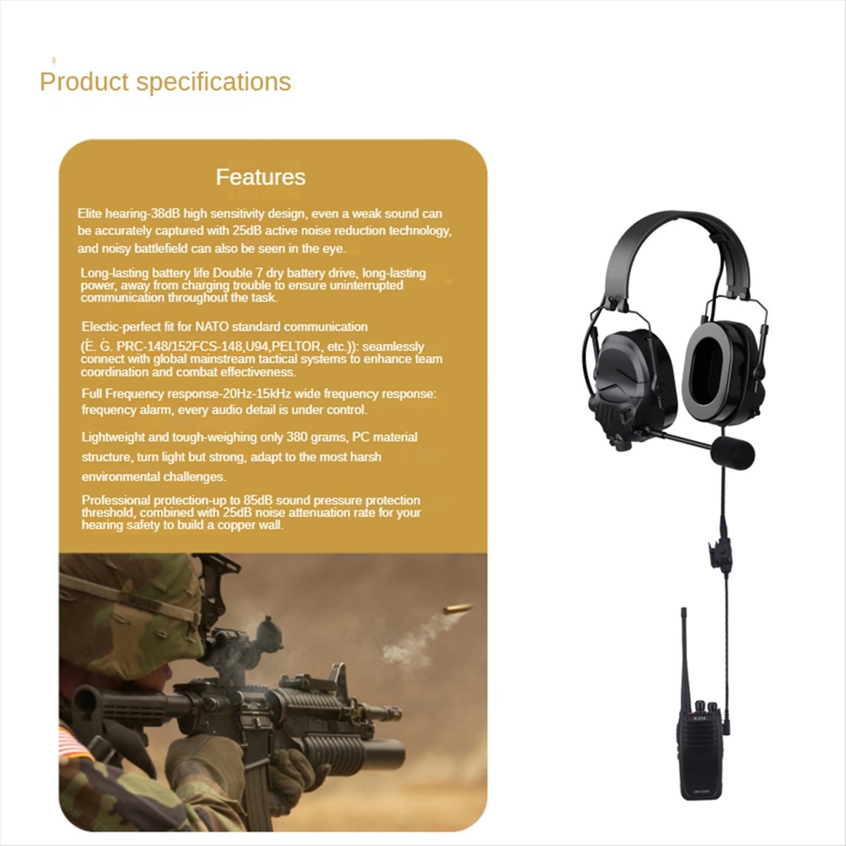 A64I  Headset with Microphone  - огляд і ціна Ear Muff Foldable