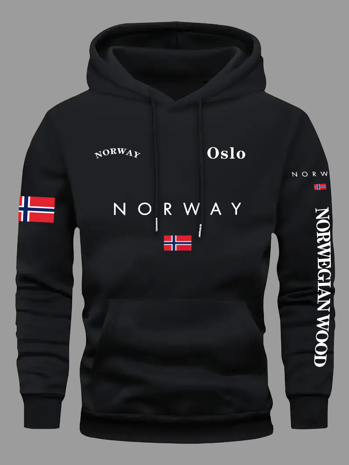 NORWAY Flag Hoodies Men Women  - огляд і ціна Winter Clothing Norway