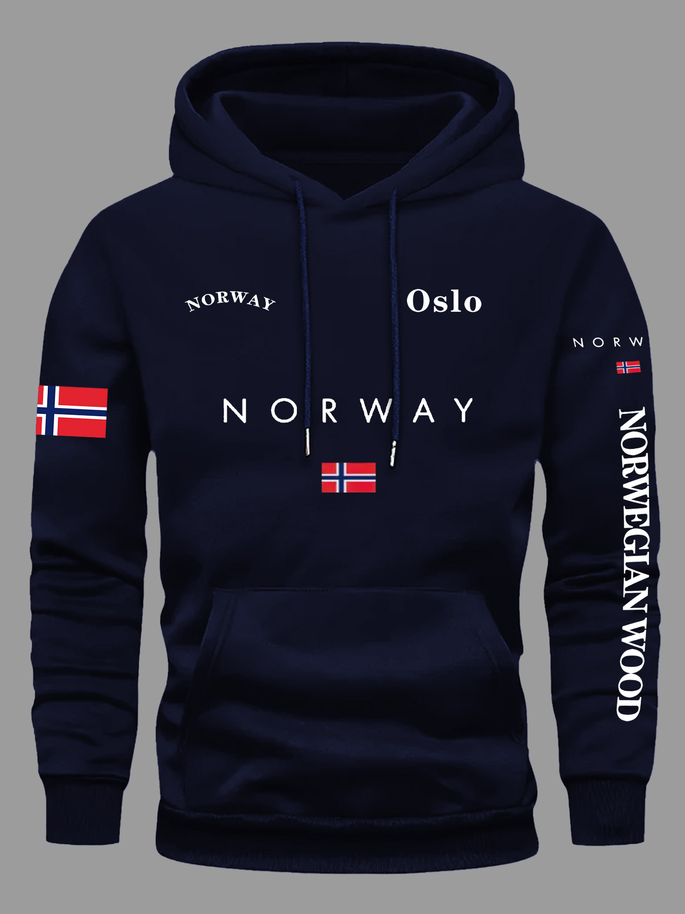 NORWAY Flag Hoodies Men Women  - огляд і ціна Winter Clothing Norway