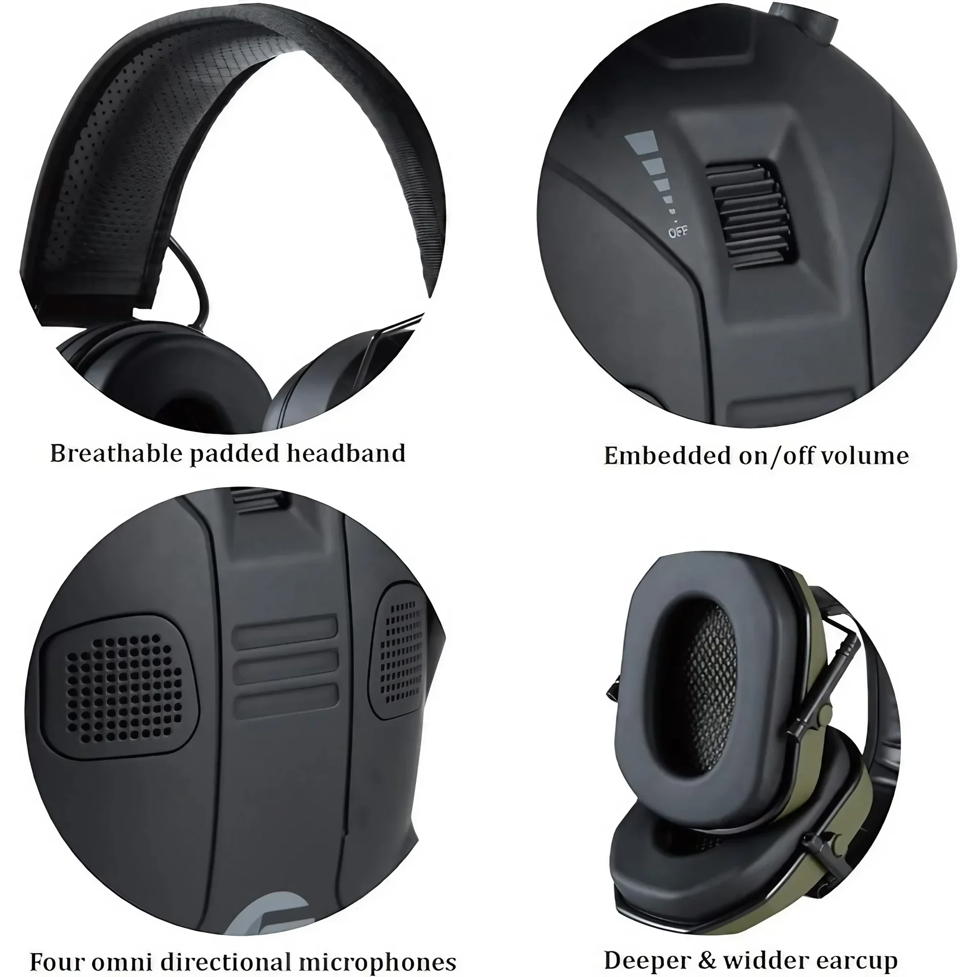 Tactical Foldable Earmuffs 360 - огляд і ціна Ear Muff Foldable