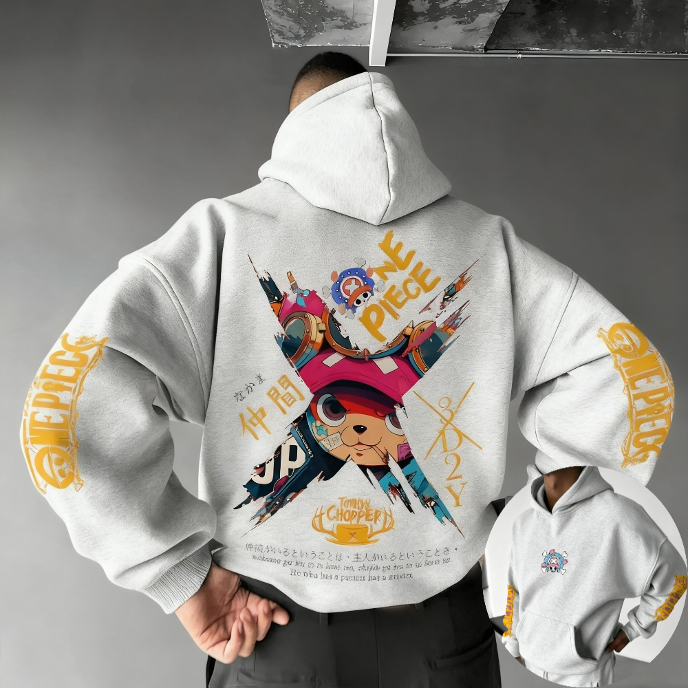 One Piece Men's Hoodie Sweatsh - огляд і ціна Winter Clothing Anime