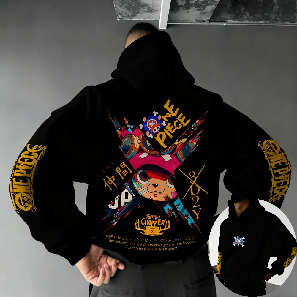 One Piece Men's Hoodie Sweatsh - огляд і ціна Winter Clothing Anime