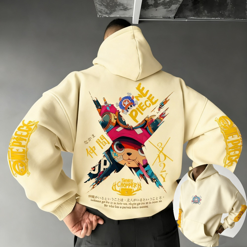 One Piece Men's Hoodie Sweatsh - огляд і ціна Winter Clothing Anime