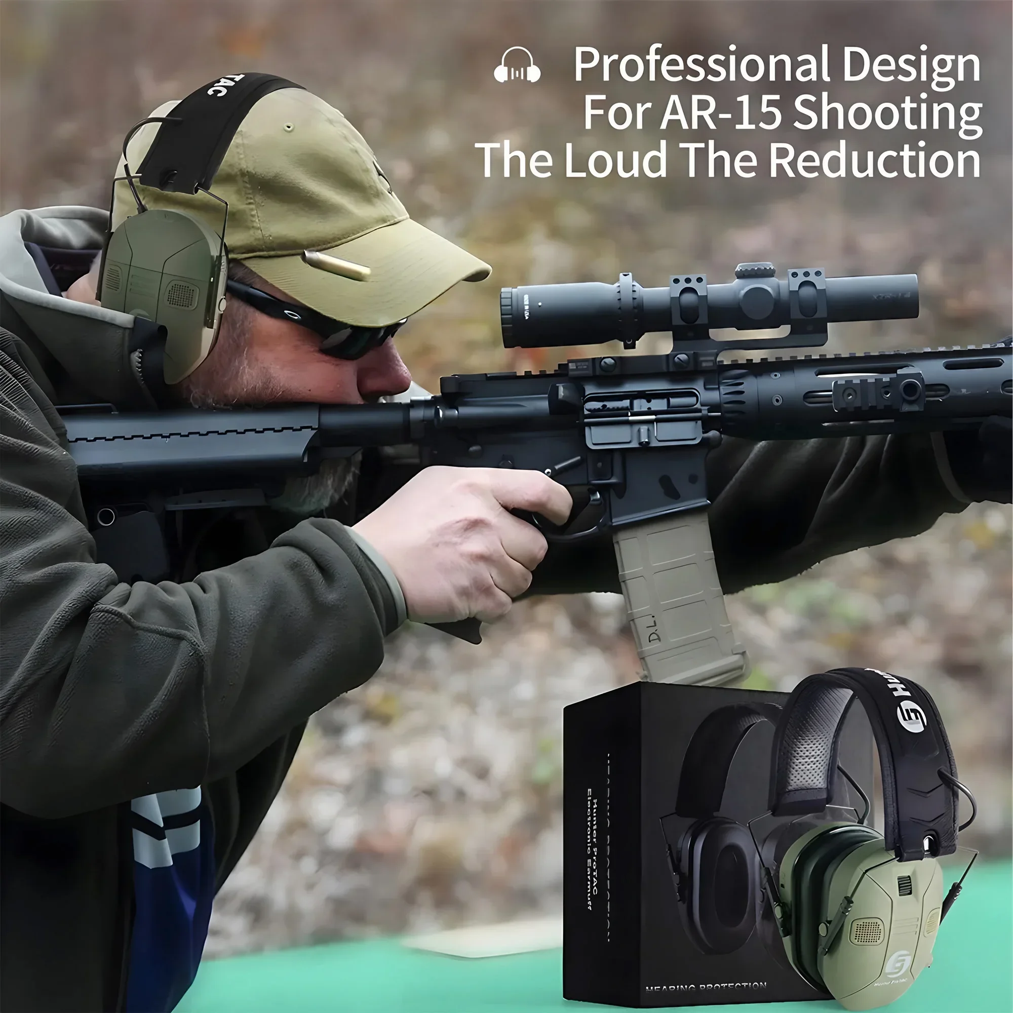 Tactical Foldable Earmuffs 360 - огляд і ціна Ear Muff Foldable
