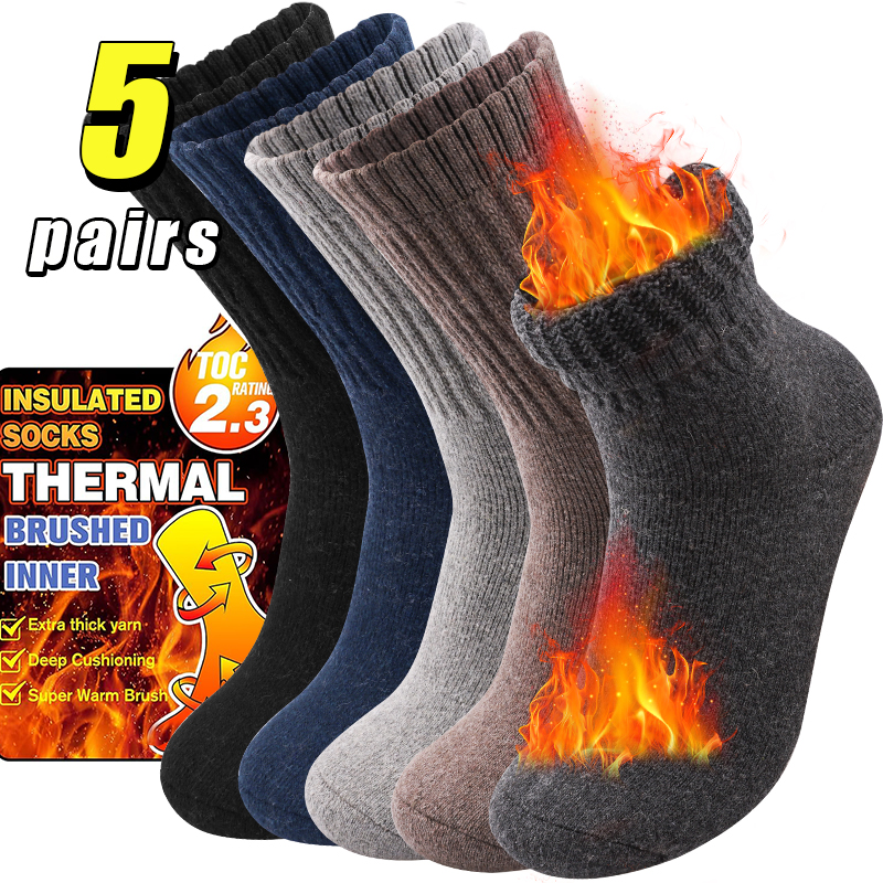 5Pairs Winter Men's Merino Woo - огляд і ціна Thermal Sock Merino