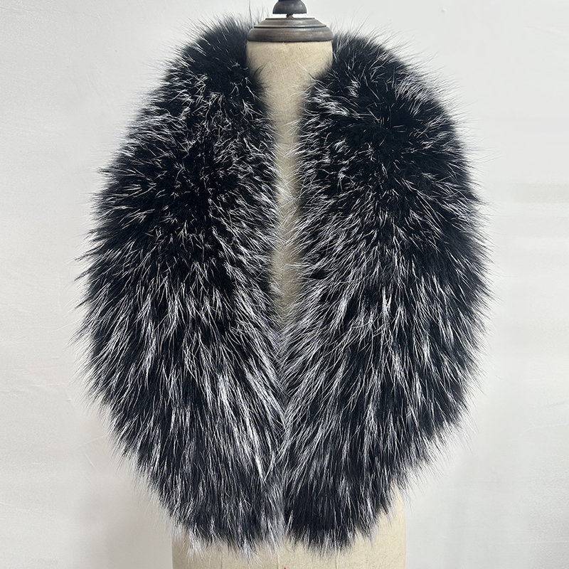 Natural Fur Collar Real raccoo - огляд і ціна Winter Clothing Equipment