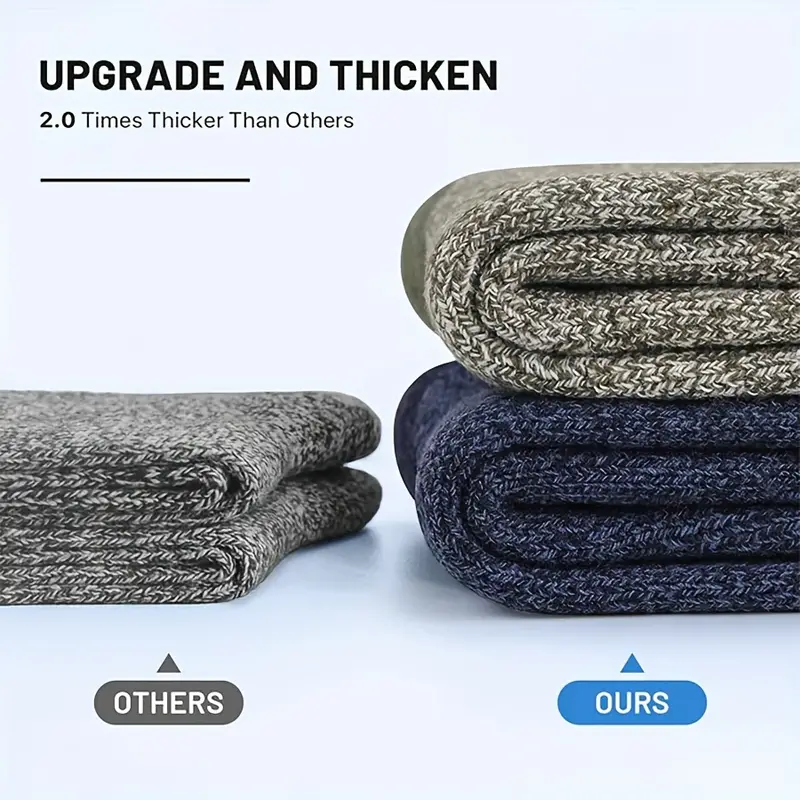 5 Pairs Merino Wool Socks For  - огляд і ціна Thermal Sock Merino