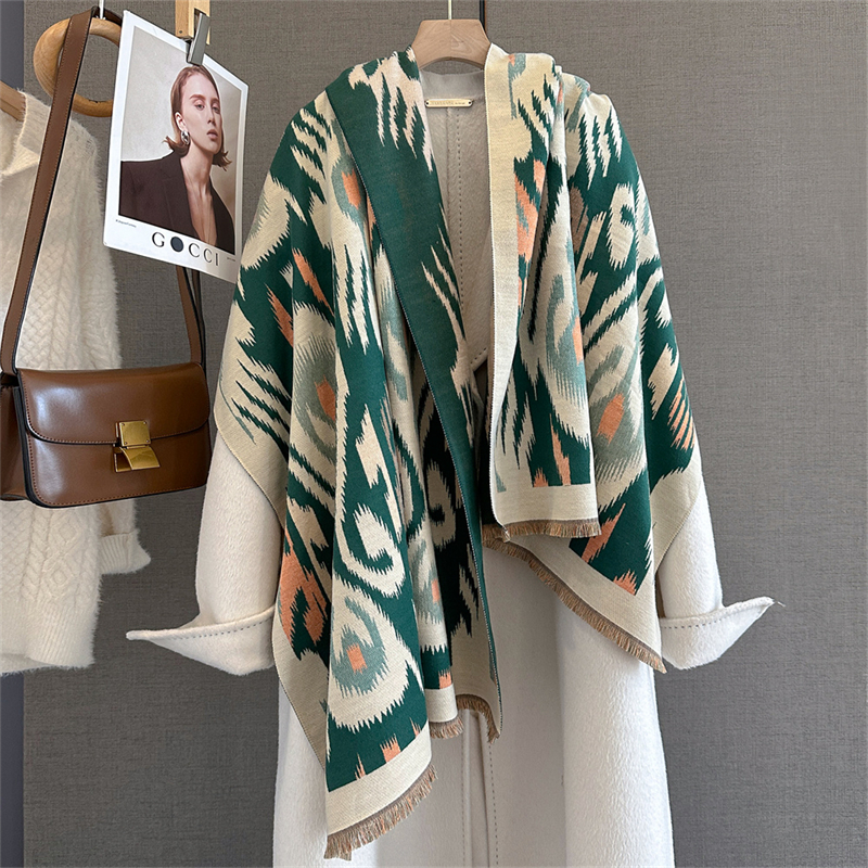 2025 Brand Warm Cashmere Ponch - огляд і ціна Cashmere Scarf Wrap