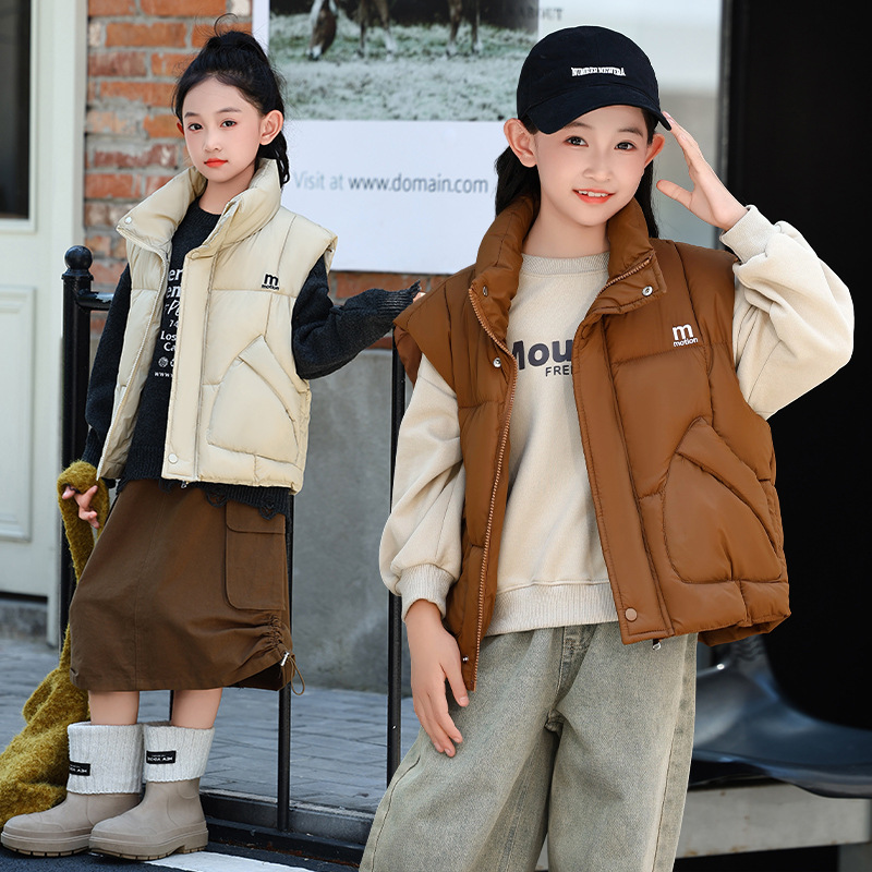Girls Waistcoats 2025 Autumn W - огляд і ціна Winter Clothing Activity
