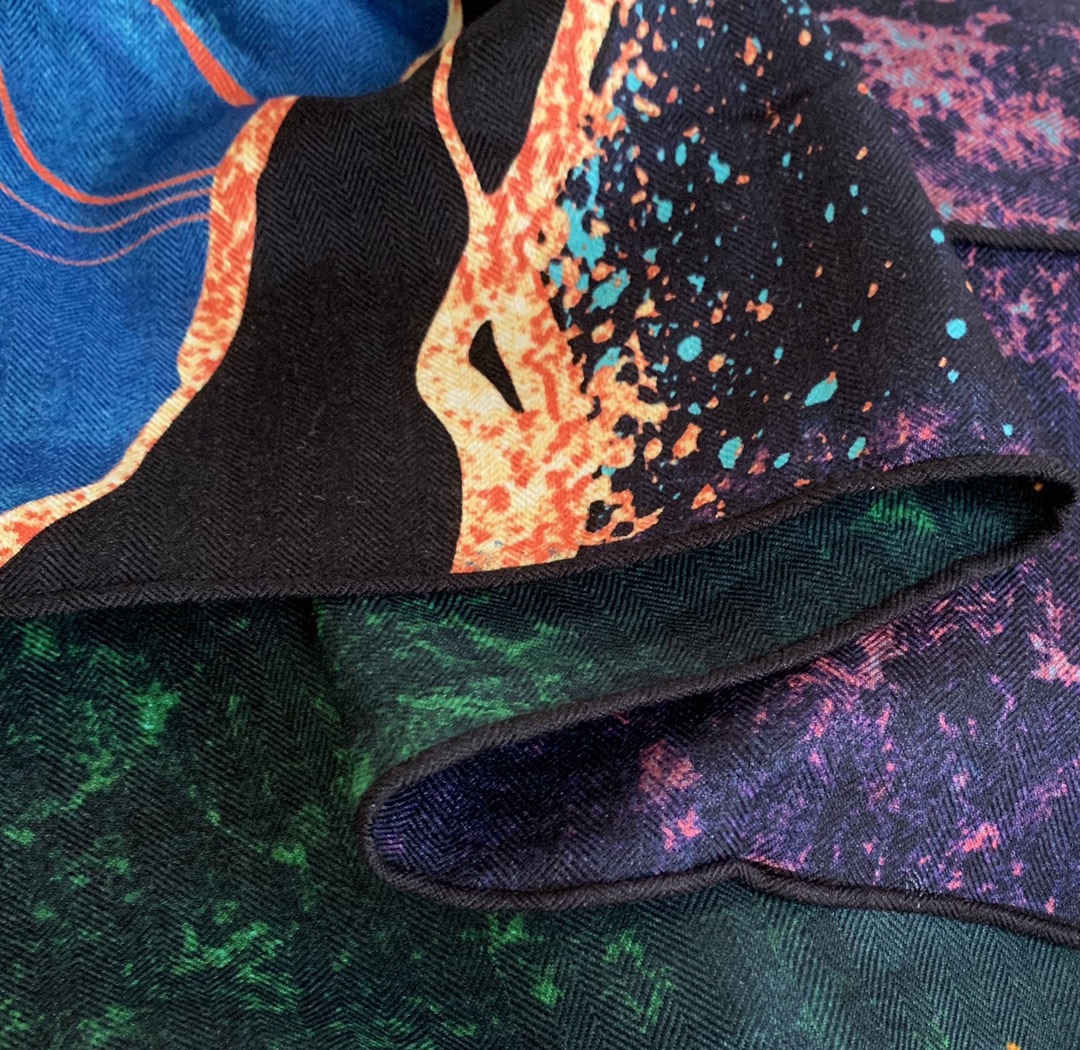 110CM Velvet Handmade Silk Cas - огляд і ціна Cashmere Scarf Wrap