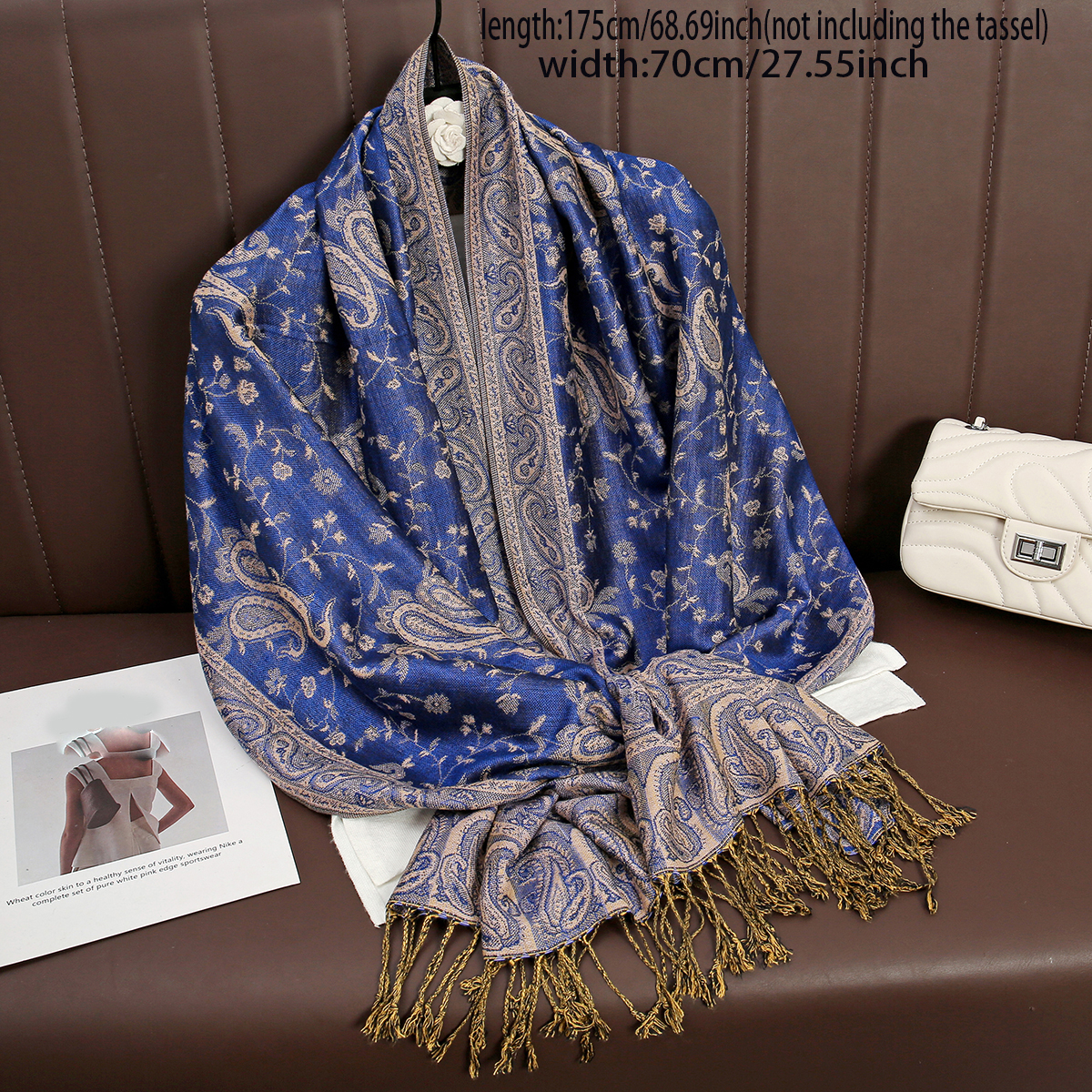 Luxury Brand Autumn Cashmere P - огляд і ціна Cashmere Scarf Wrap