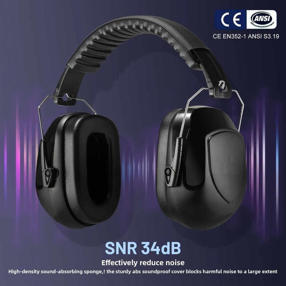 Heavy Duty ABS Soundproof Earm - огляд і ціна Ear Muff Foldable