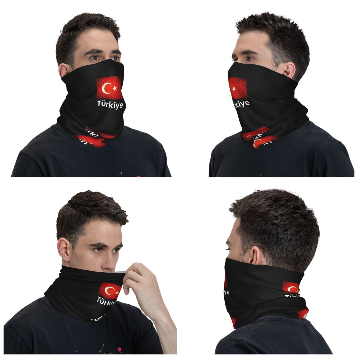 Turkiye Turkey Flag Gift Desig - огляд і ціна Wool Balaclava Knit