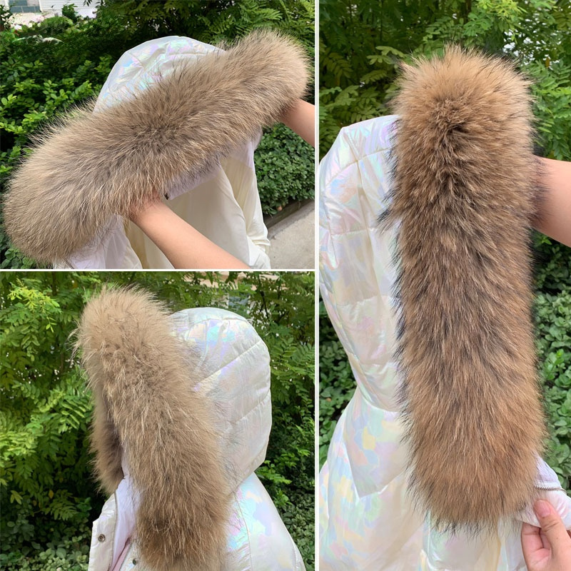 Real Fur Collar for Coat Parka - огляд і ціна Winter Clothing Equipment