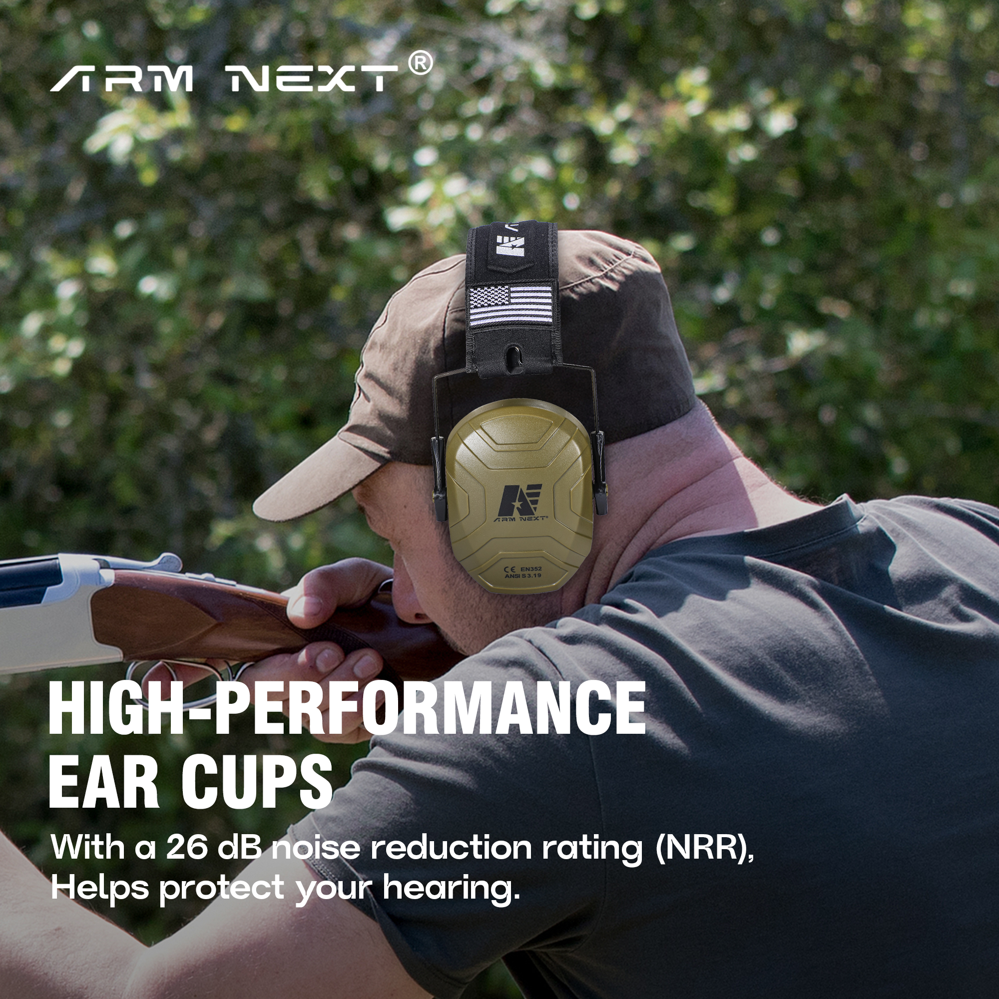 Foldable 26dB Professional Noi - огляд і ціна Ear Muff Foldable