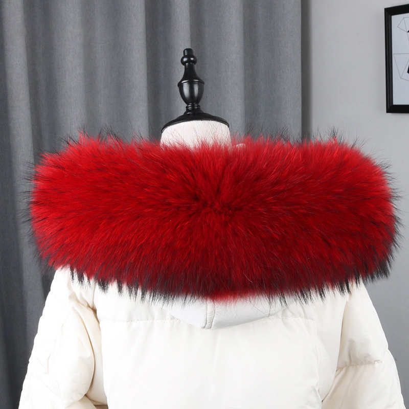 100% Real Fur Collar Coat Wint - огляд і ціна Winter Clothing Equipment