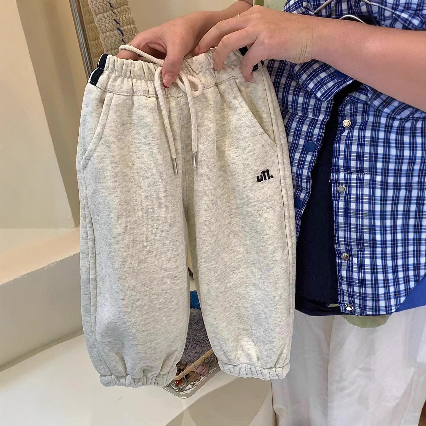 Coat Pants Children Blue Check - огляд і ціна Winter Clothing Activity