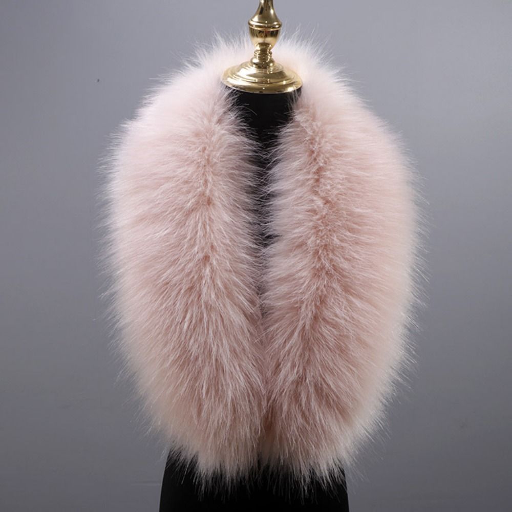 New 80cm Large Faux Fur Collar - огляд і ціна Winter Clothing Equipment