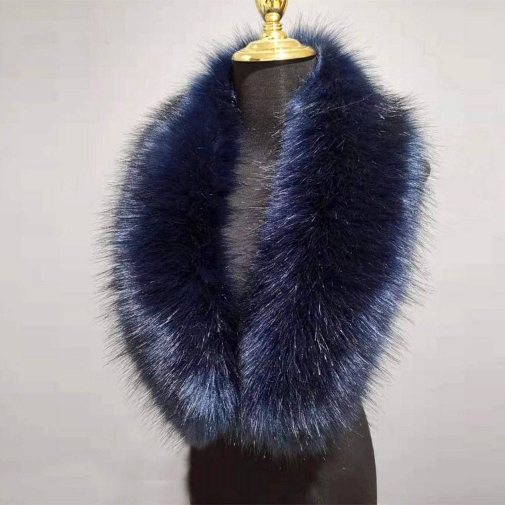 New 80cm Large Faux Fur Collar - огляд і ціна Winter Clothing Equipment