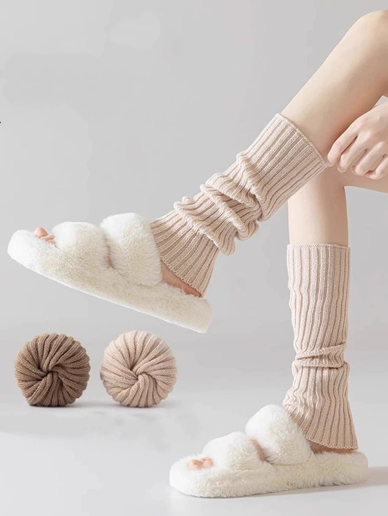 1 Pair Of Autumn And Winter Wo - огляд і ціна Winter Clothing Leg Warmers
