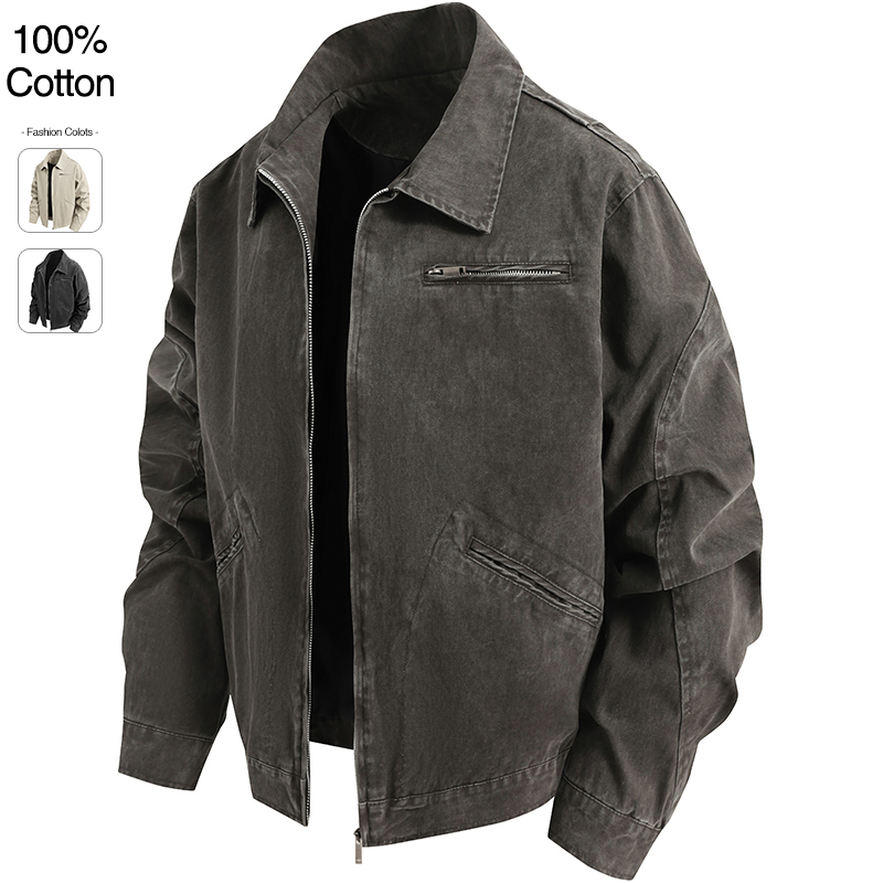 Oversize Loose Men's Denim Jac - огляд і ціна Winter Clothing Equipment