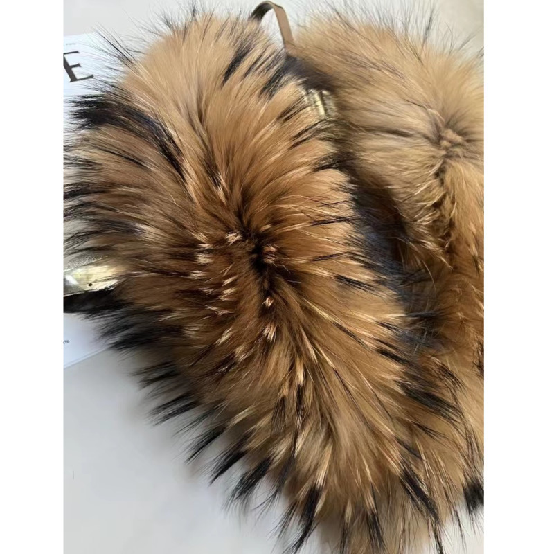 Raccoon Fur Collar Female Wint - огляд і ціна Winter Clothing Equipment