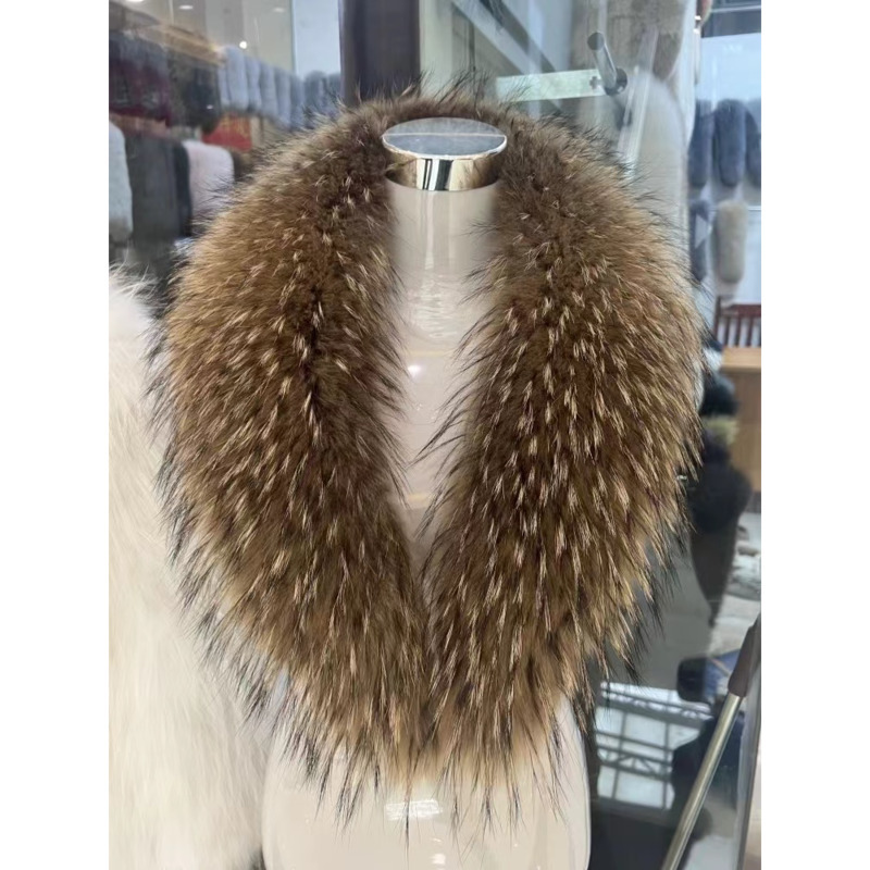 Raccoon Fur Collar Female Wint - огляд і ціна Winter Clothing Equipment
