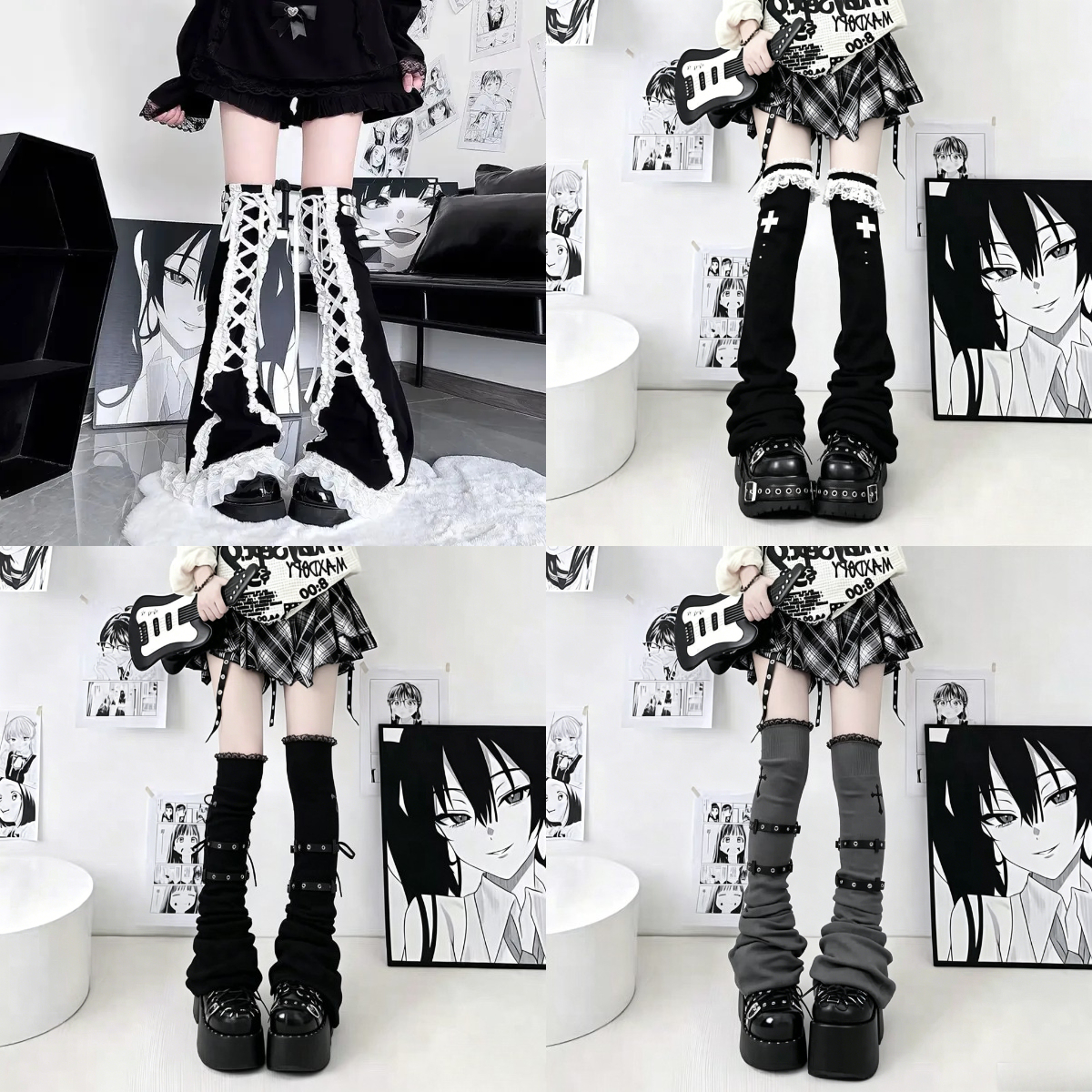 Korean Subculture Y2K Spicy Gi - огляд і ціна Winter Clothing Leg Warmers