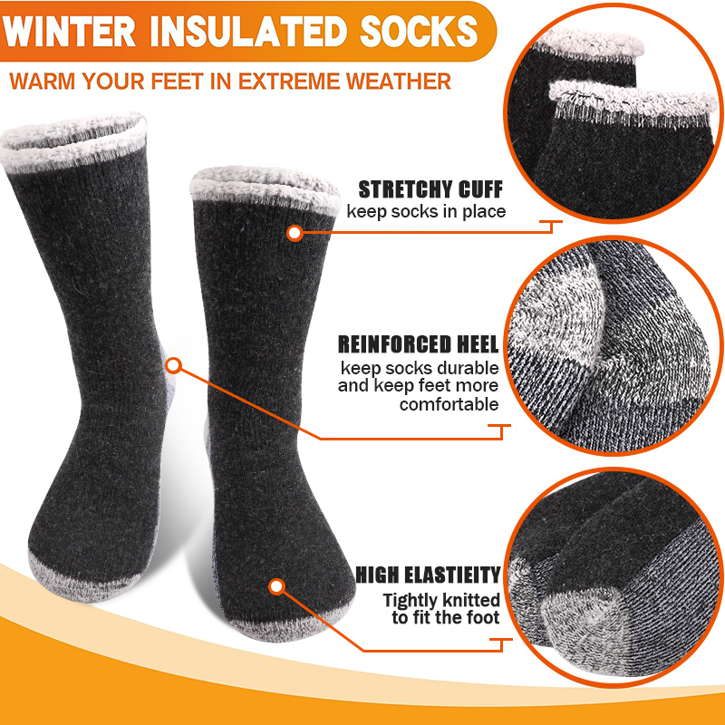 6 Pairs Merino Men's Wool Hiki - огляд і ціна Thermal Sock Merino