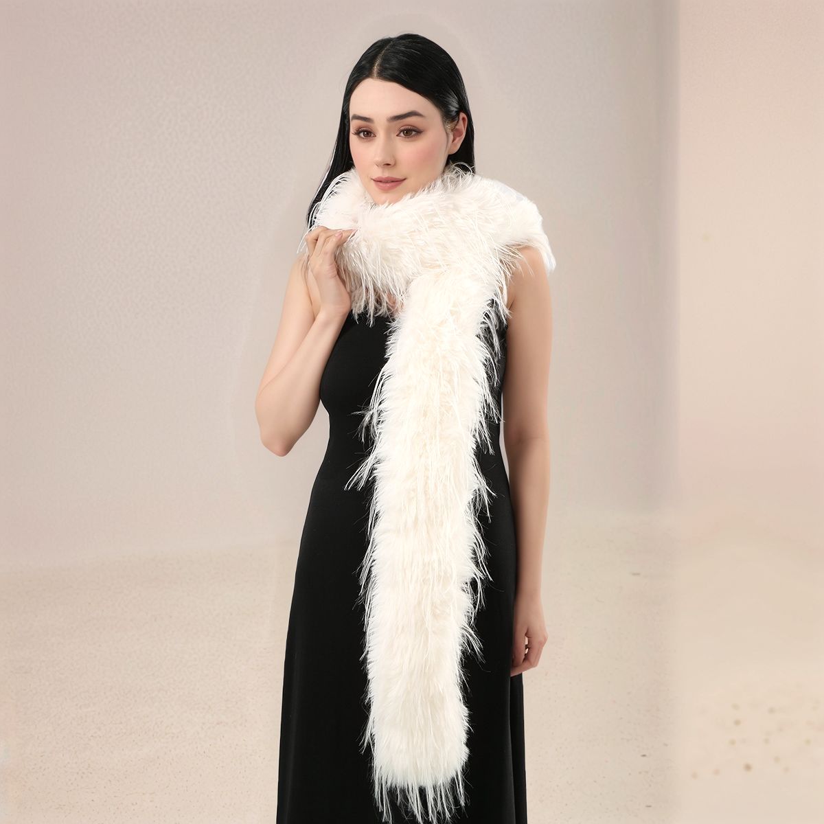 Women Faux Rabbit Fur Long Sca - огляд і ціна Winter Clothing Equipment